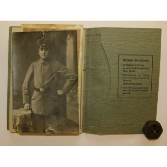 Wehrpaß wehrmacht, service in het leger: 1913- 1918. Espenlaub militaria